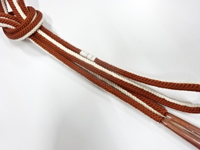 未使用品　正絹　手組帯締め
